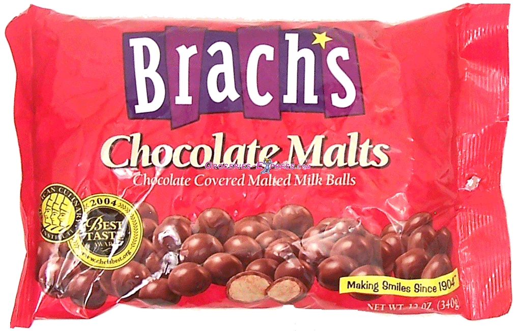 Brach's&nbsp;Malts&nbsp;malted milk ball covered with milk chocolate Full-Size Picture